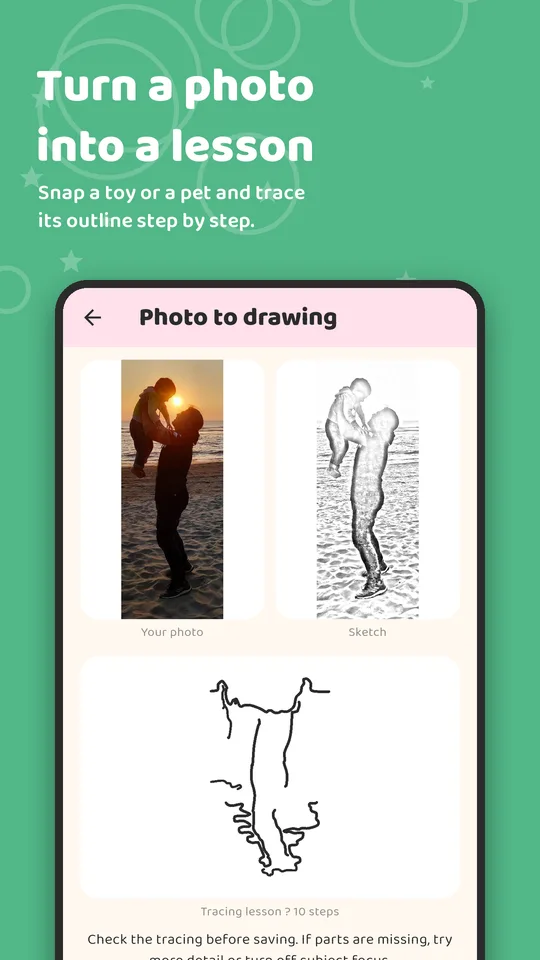Turning a photo into a drawing lesson